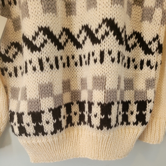 Men's Brad Richard's vintage deadstock Grandpa Sweater - Picture 3 of 12